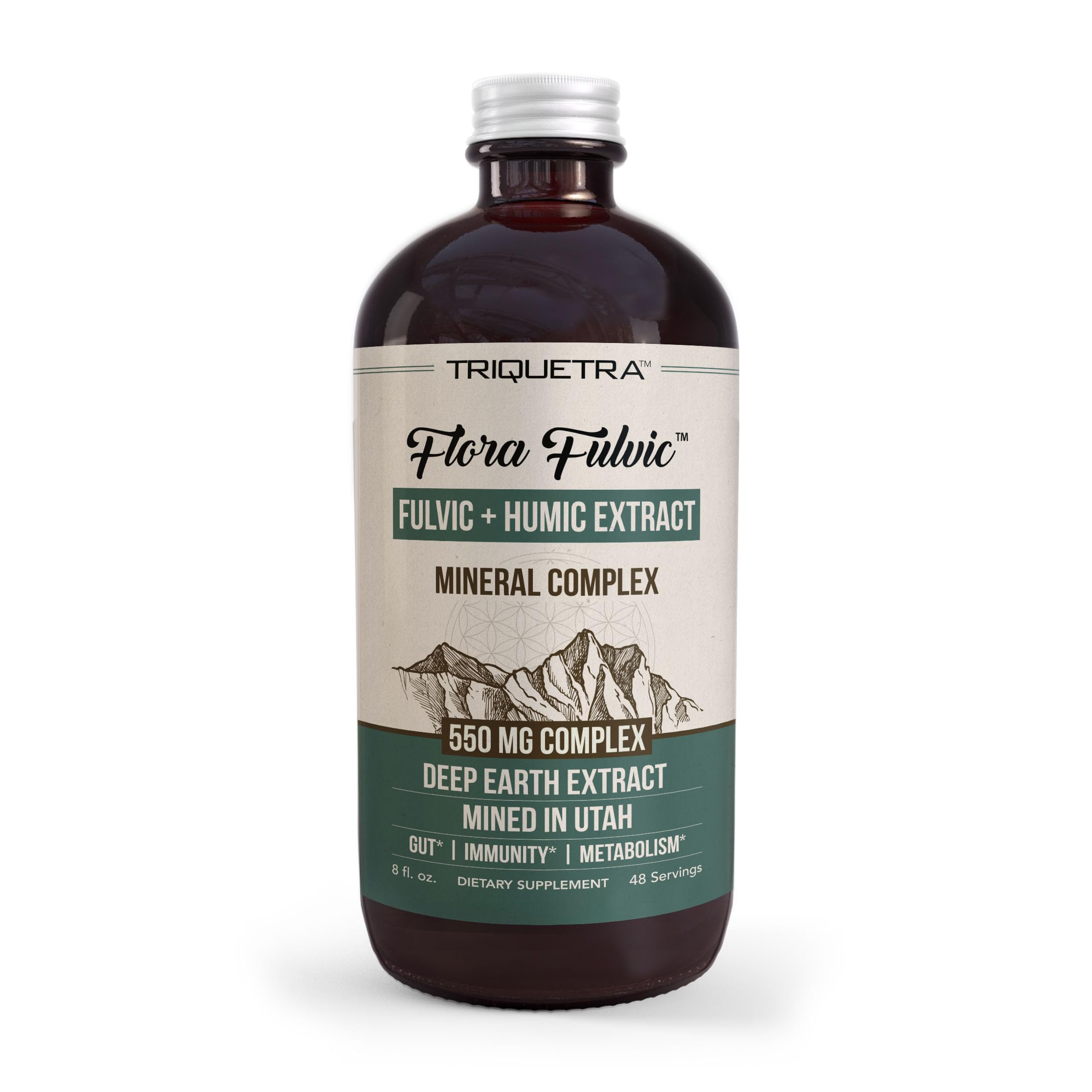 Flora Fulvic Acid + Humic Complex, Dietary Supplement
