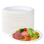 ECOLipak Compostable Heavy-Duty Paper Plates

