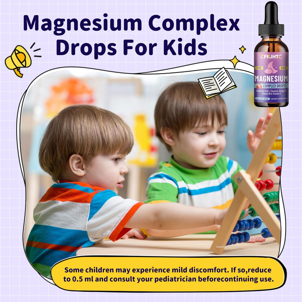 Kids Magnesium Glycinate Liquid Drops - CFILIHTC

