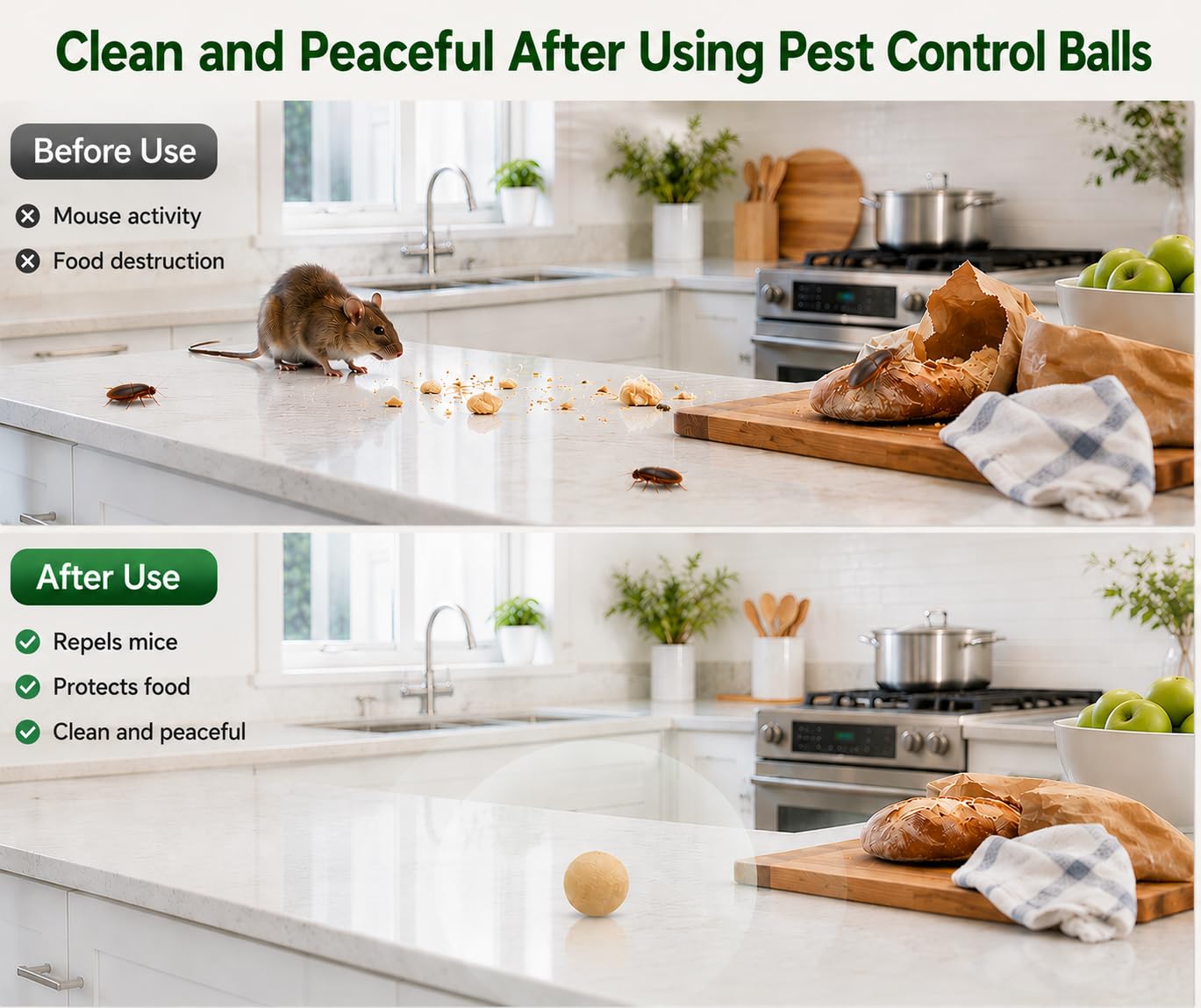 Pest Repellent Balls for Outdoor Use | Rodent Barrier

