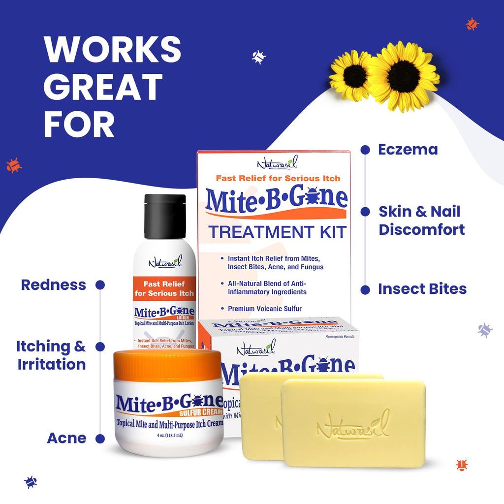 Mite-B-Gone Relief Soap with Sulfur and Lavender

