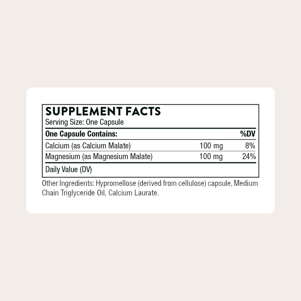 THORNE Calcium-Magnesium Malate Mineral Supplement

