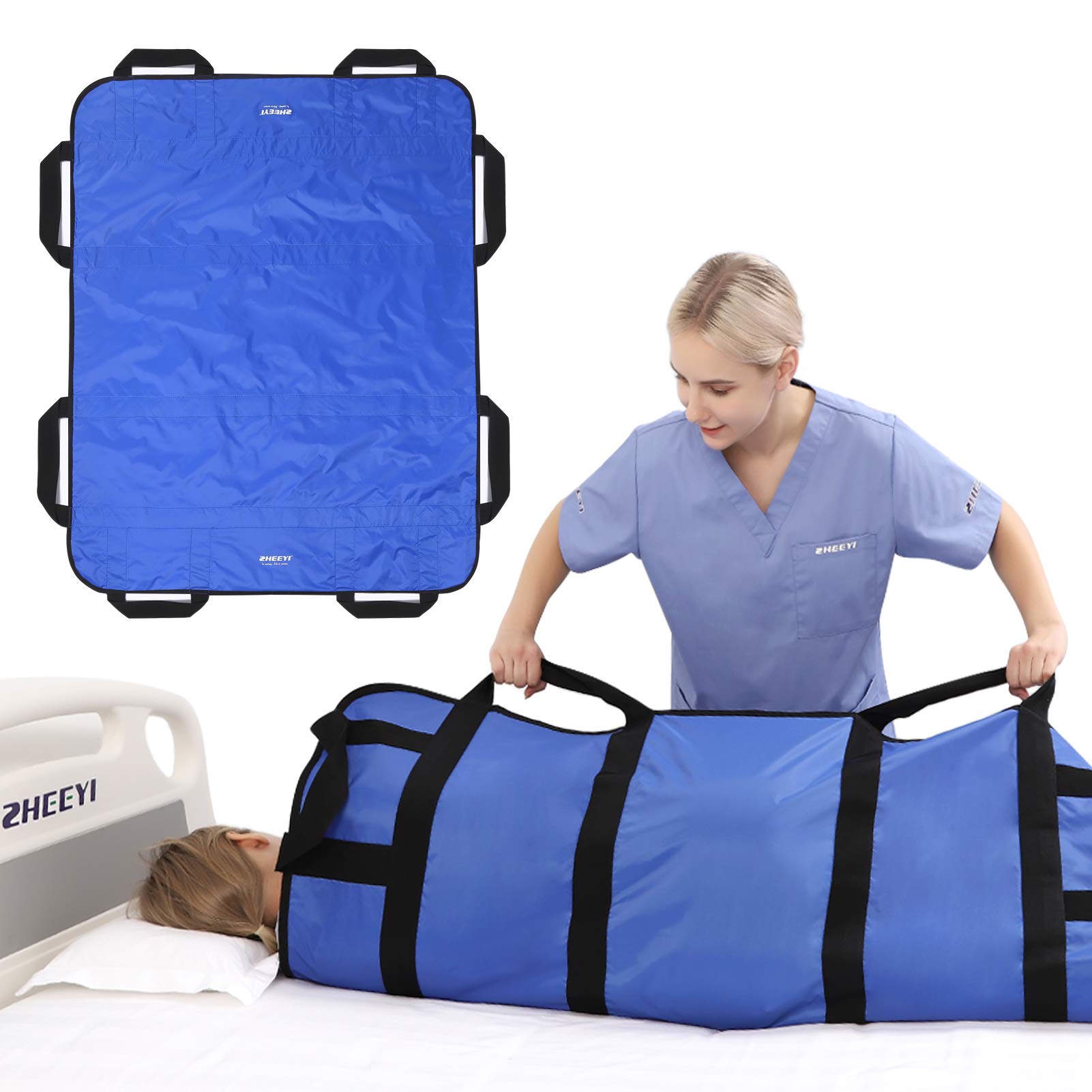 ZHEEYI Positioning Bed Pad with Reinforced Handles

