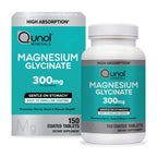 Qunol Magnesium Glycinate 300mg Chelated Supplement


