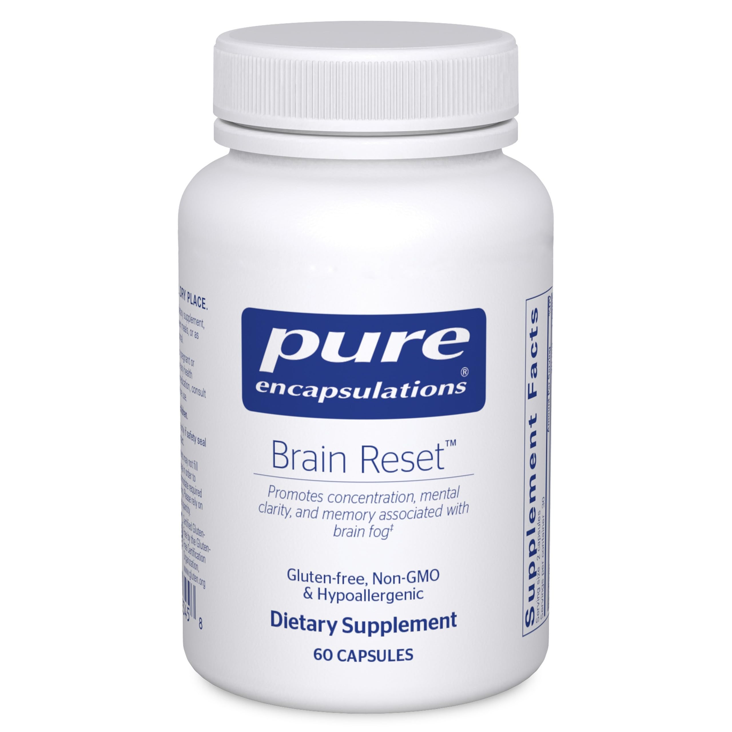 Pure Encapsulations Brain Support Supplement for Focus

