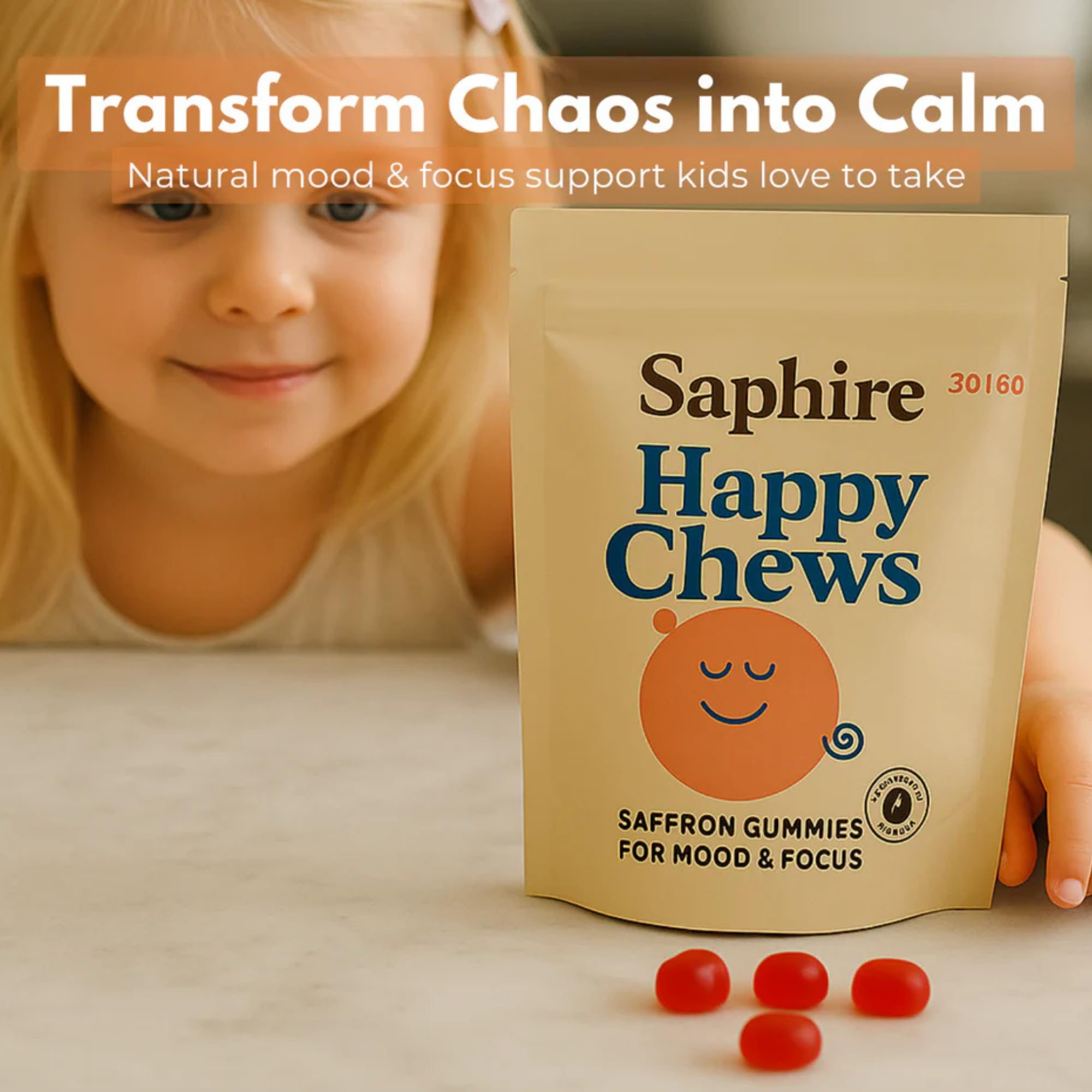 Herbal Mood Support Gummies | Daily Calm & Focus

