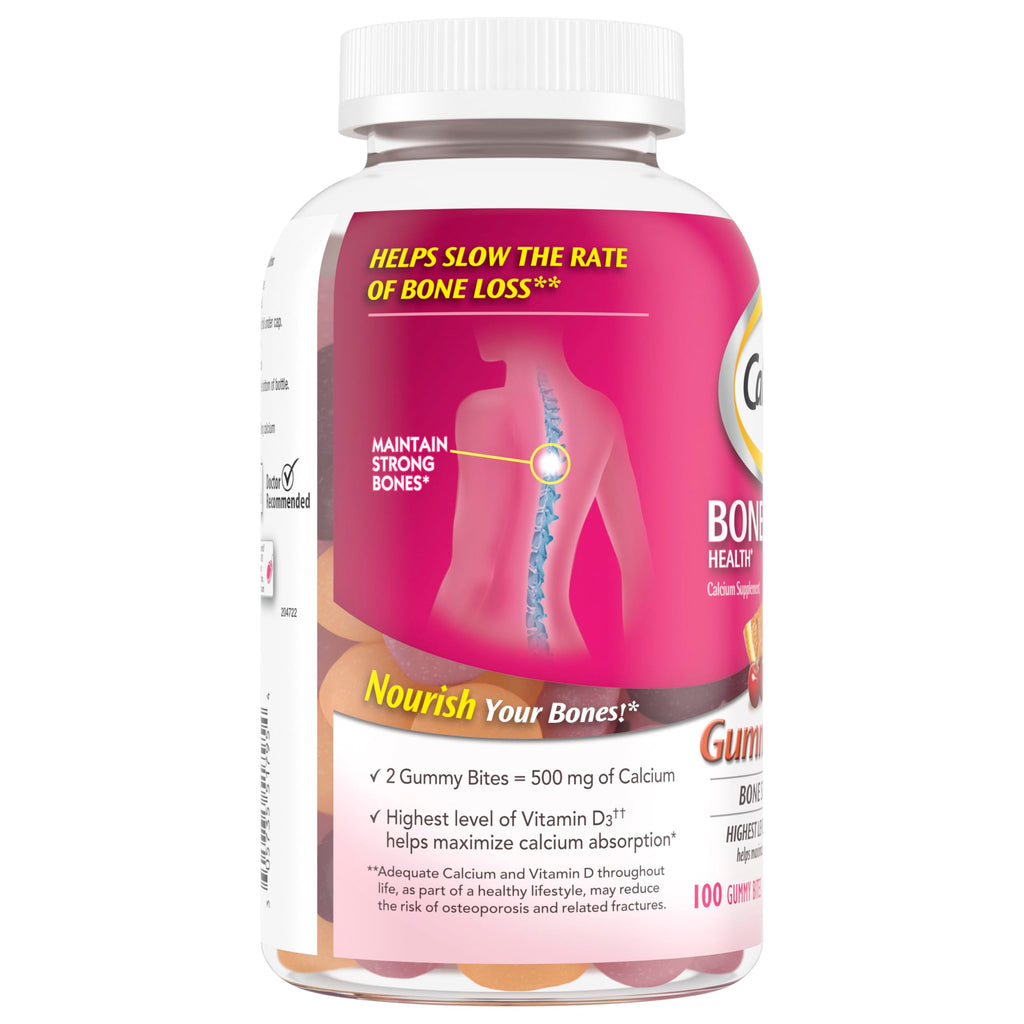 Caltrate Gummy Bites Calcium and Vitamin D Supplement

