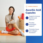 Ascorbic Acid Capsules - Pure Encapsulations Vitamin C

