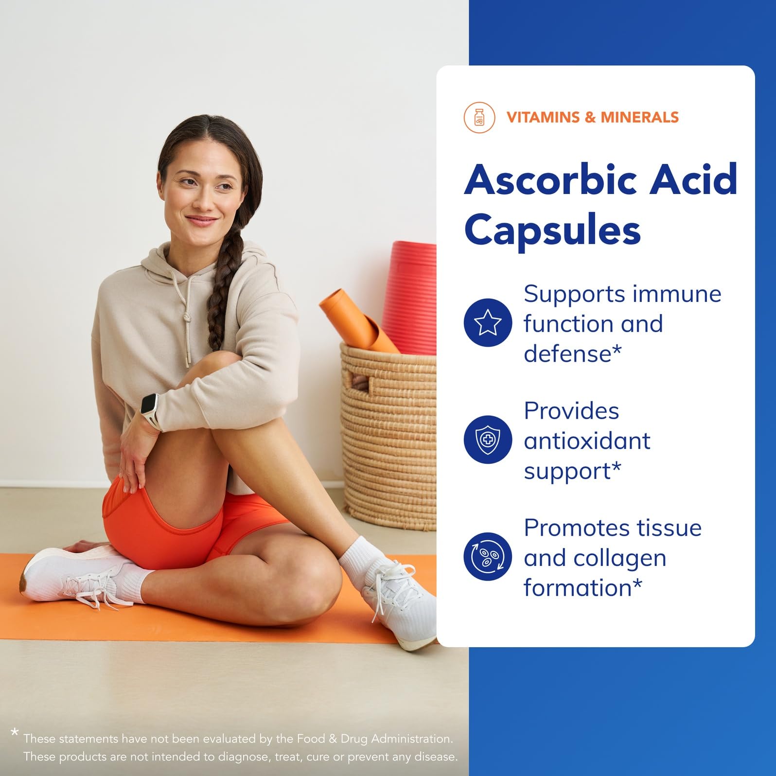 Ascorbic Acid Capsules - Pure Encapsulations Vitamin C

