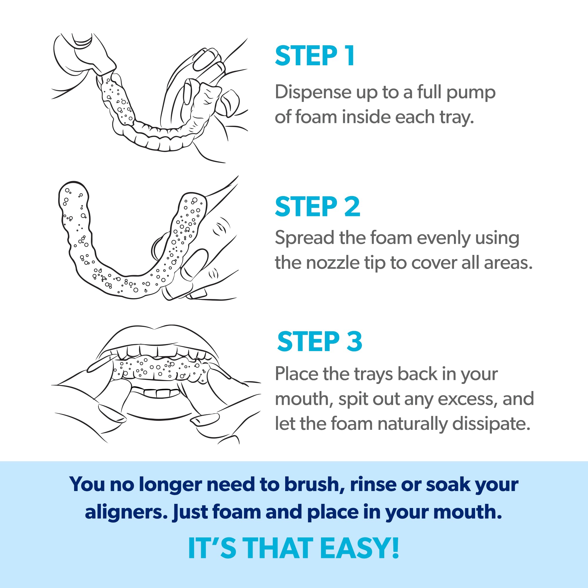 EverSmile AlignerFresh Foam Cleaner for Aligners


