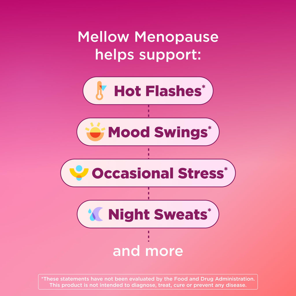 OLLY Mellow Menopause Capsules for Women | EstroG-100 & GABA


