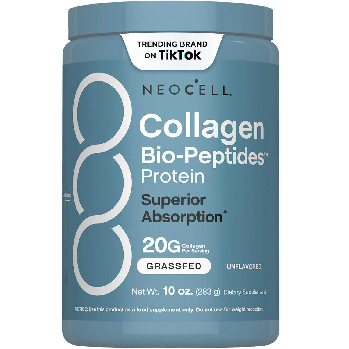 NeoCell Collagen Peptides Powder for Hair Skin Nails