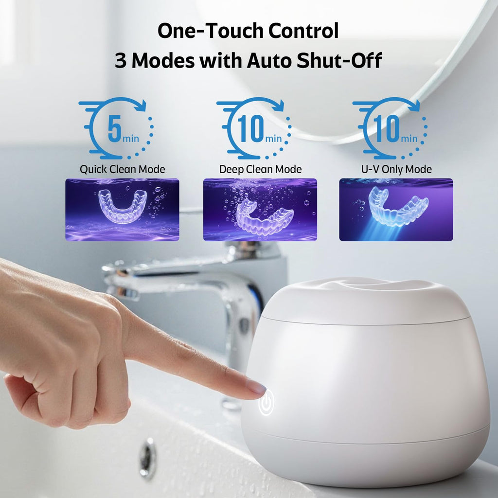 Ultrasonic Retainer Cleaner Pod for Aligners & Trays

