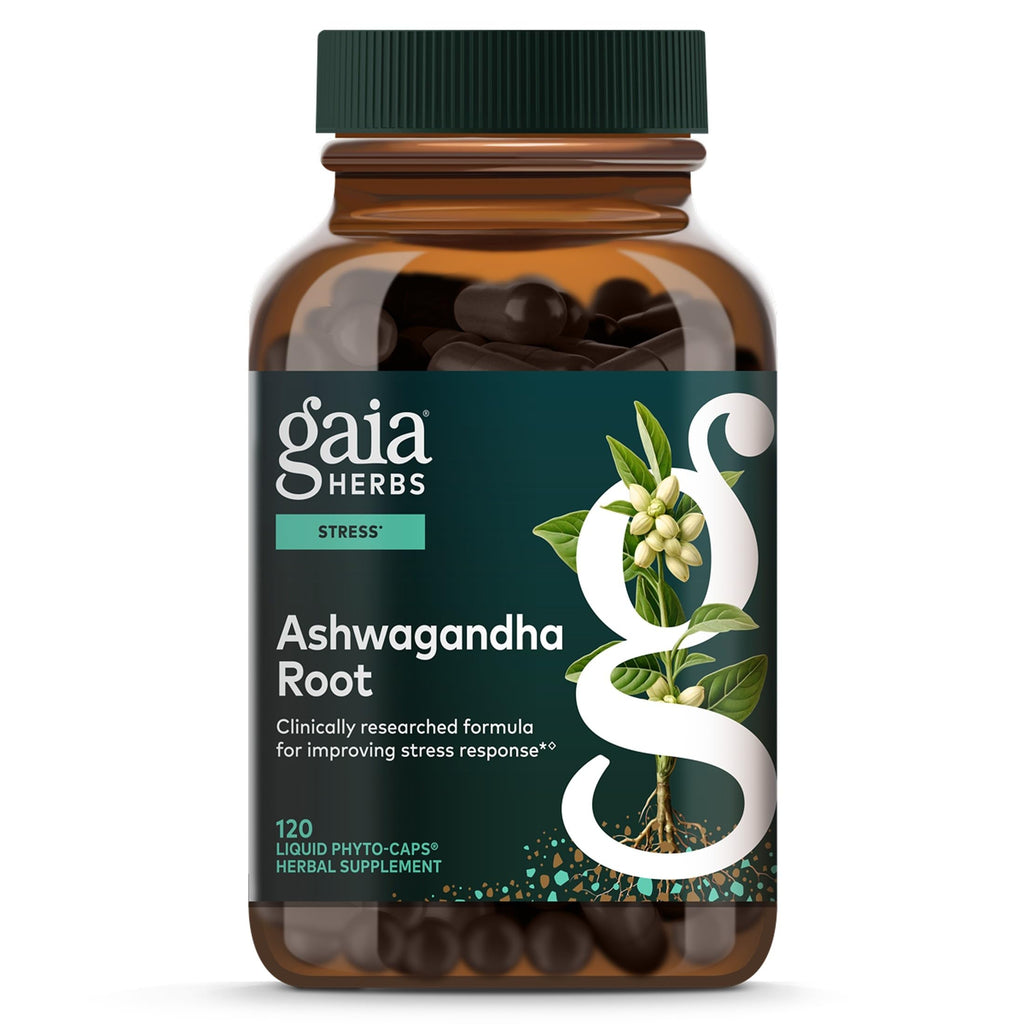 Gaia Herbs Ashwagandha Root 350 mg – Stress Support

