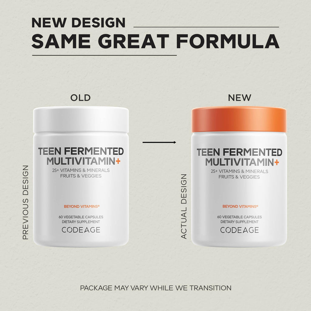 Codeage Teen Multivitamin Organic Whole Food Formula

