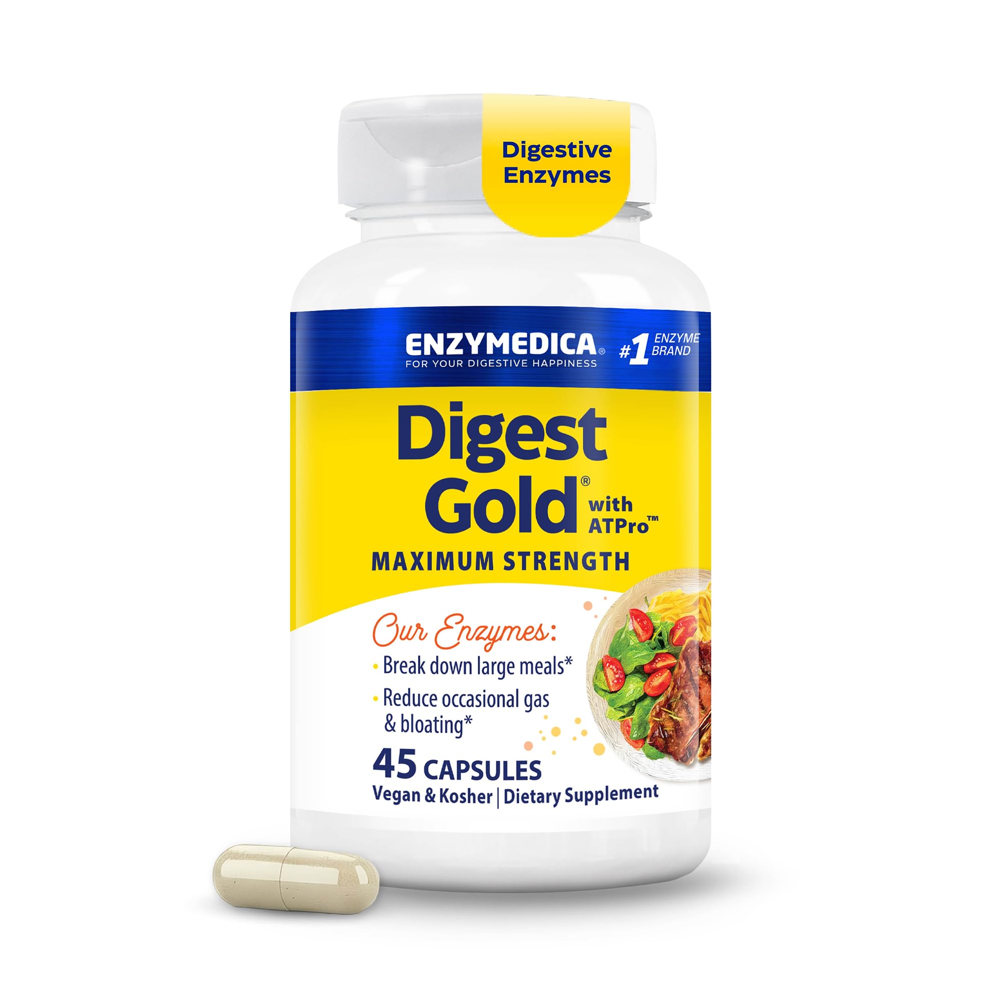 Enzymedica Digest Gold Digestive Enzyme Supplement

