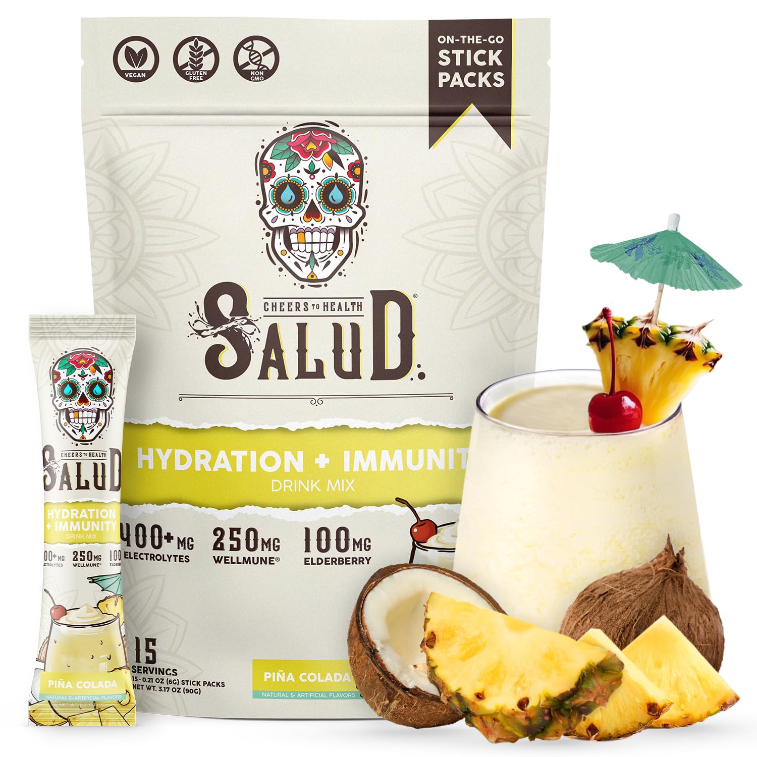 Salud 2-in-1 Hydration Sachets + Immunity Electrolytes Powder