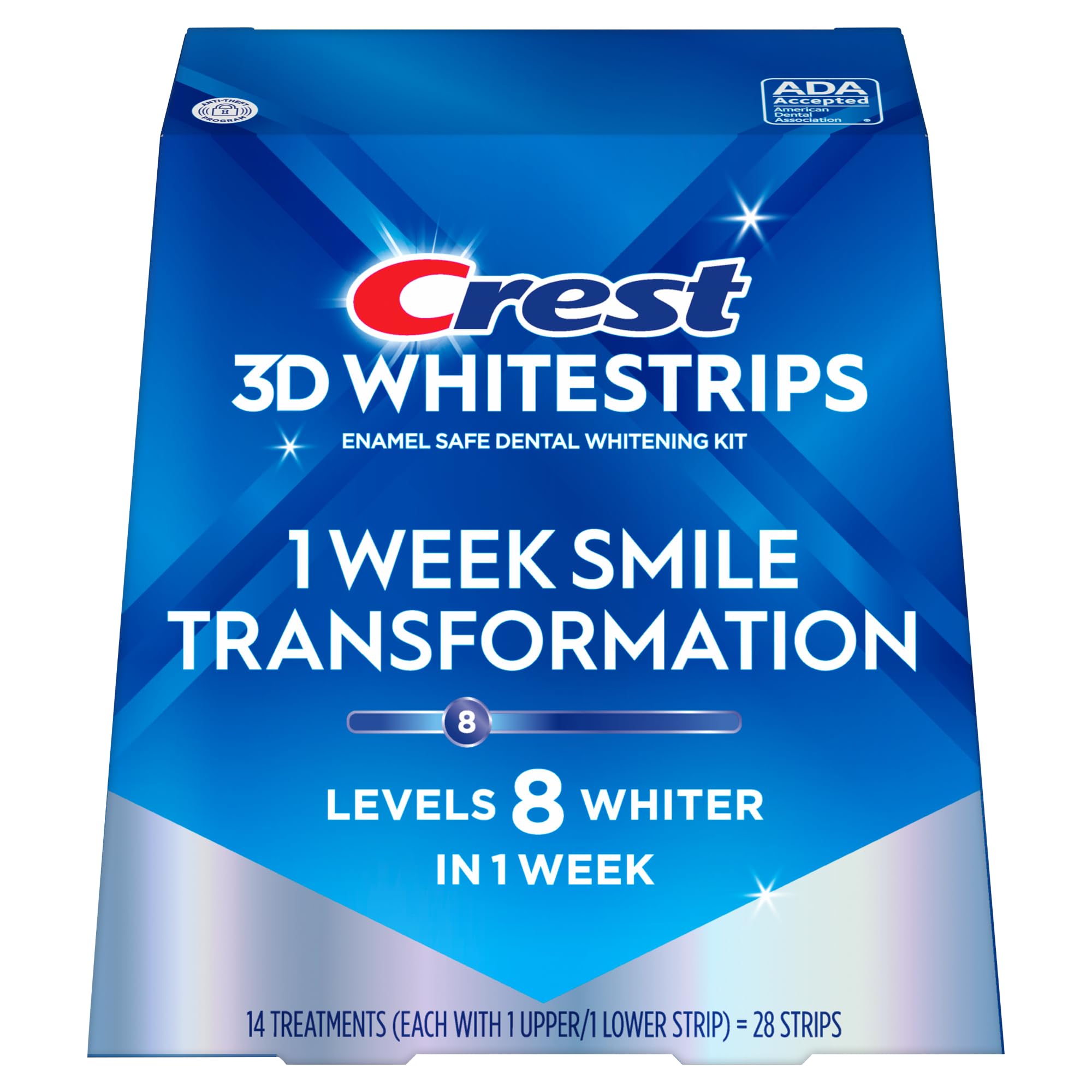Teeth Whitening Strips by Crest 3D - ADA Accepted

