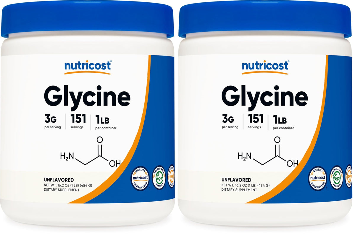 Nutricost Glycine Powder Non-GMO Gluten Free