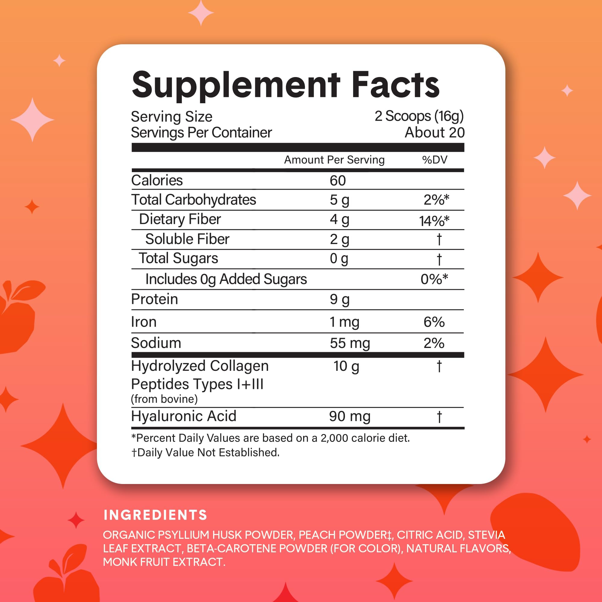 Bellway Super Fiber Powder Collagen for Digestive Health


