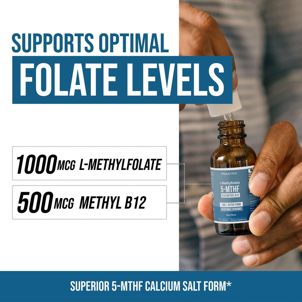 Organic Methyl Folate + Methylcobalamin Liquid Sublingual

