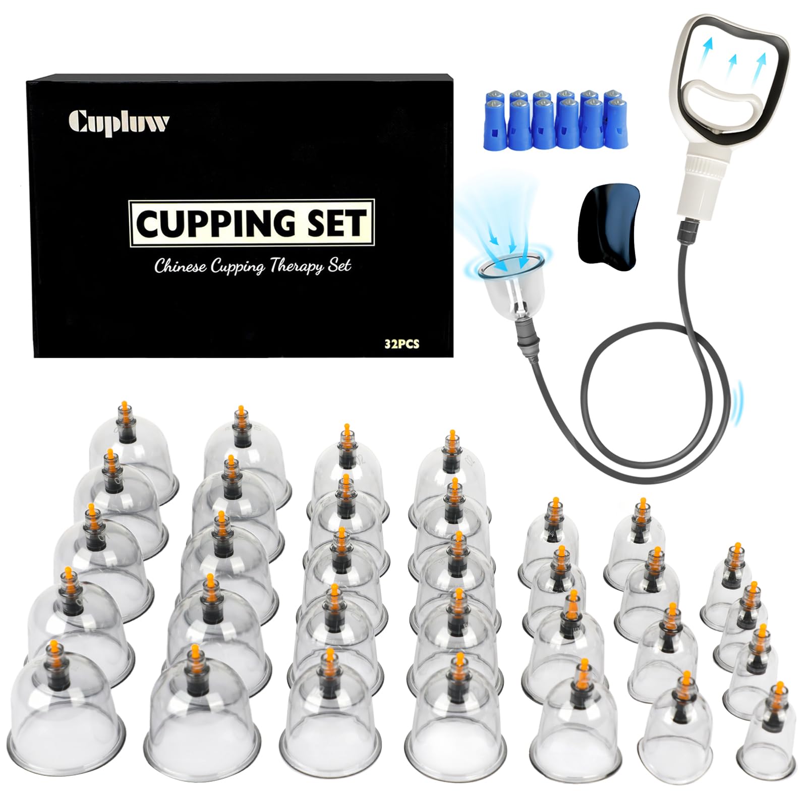 Cupluw Cupping Therapy Kit with Magnetic Cups

