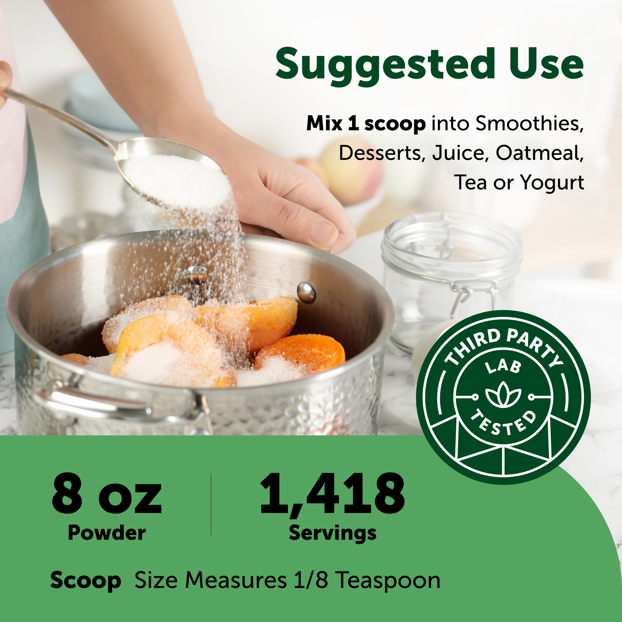 Micro Ingredients Stevia Extract Powder Organic Sugar-Free

