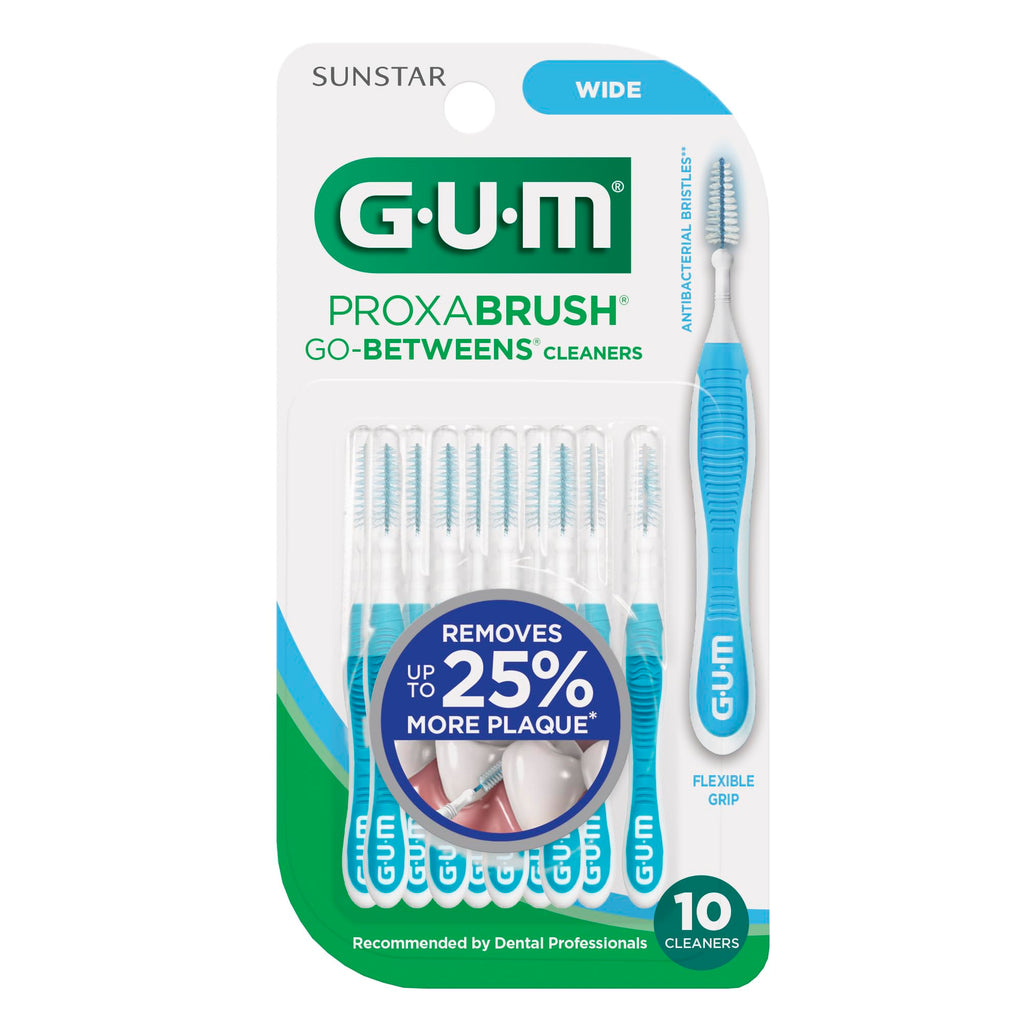 GUM Proxabrush Go-Betweens Wide Interdental Brushes | Braces

