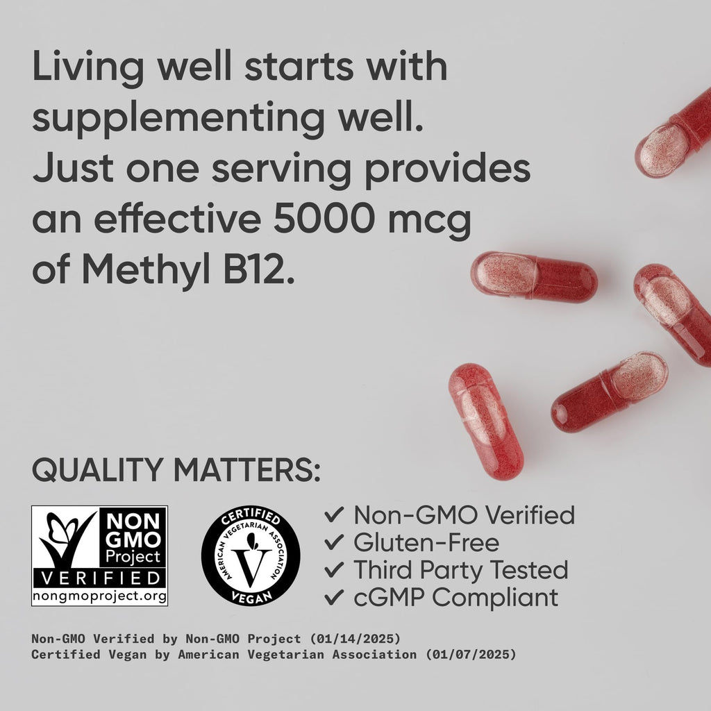 Sports Research Methylcobalamin B12 Liquid Veggie Capsule


