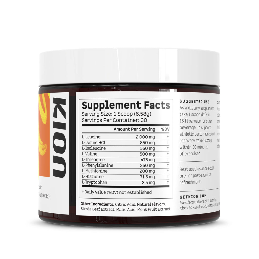 Kion Aminos Essential Amino Acids Powder - No Caffeine

