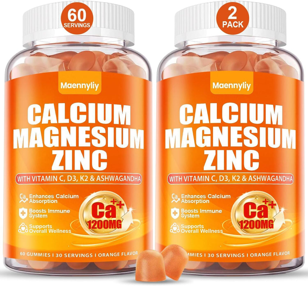 Calcium 1200 mg Gummies with Vitamin D3 for Adults

