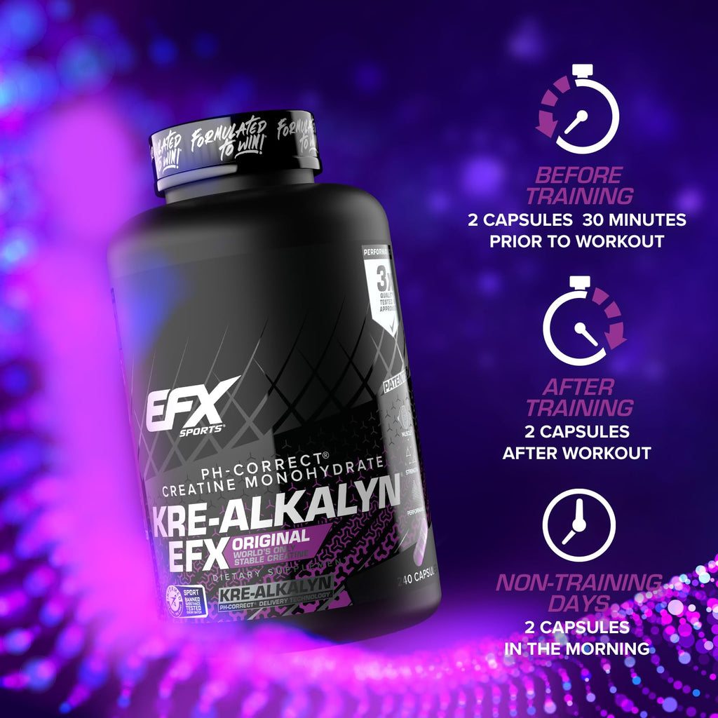 EFX Kre-Alkalyn EFX pH-Correct Creatine Pills

