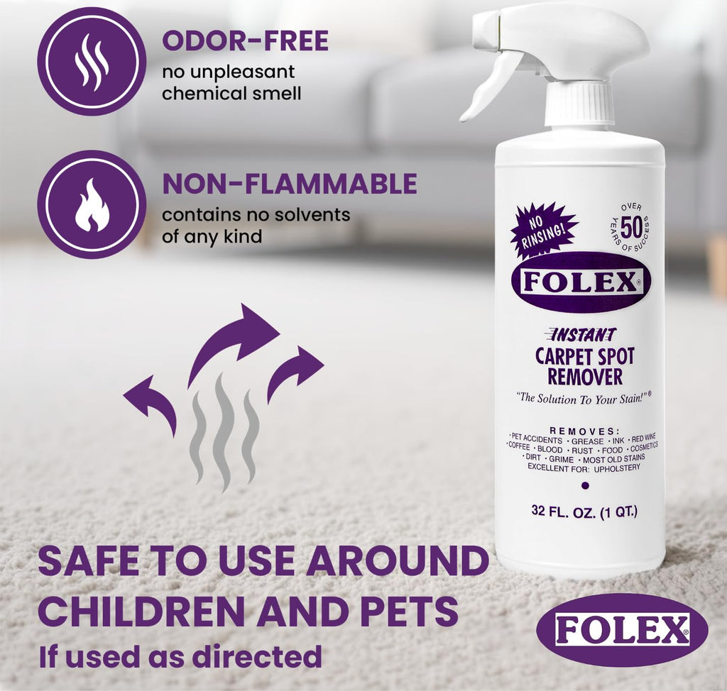 FOLEX Instant Carpet Spot Remover - Stain Removal

