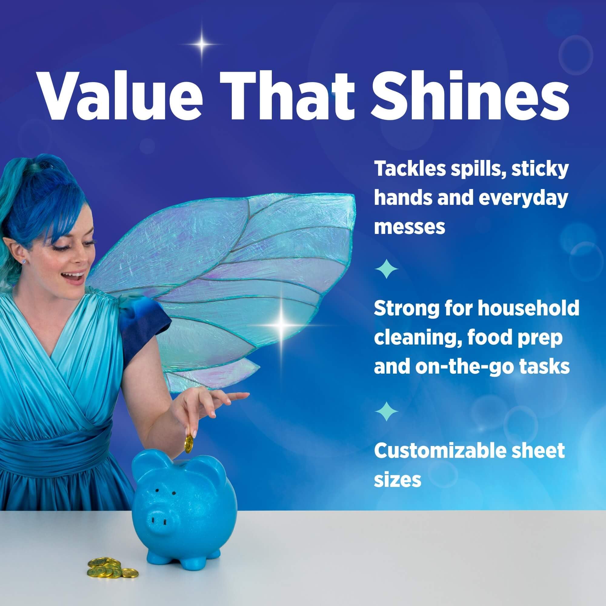Sparkle Paper Towels for Kitchen Cleaning


