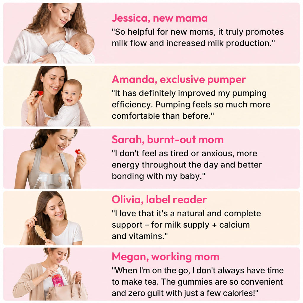 Lactation Gummies for Breastfeeding Support with Milk Thistle

