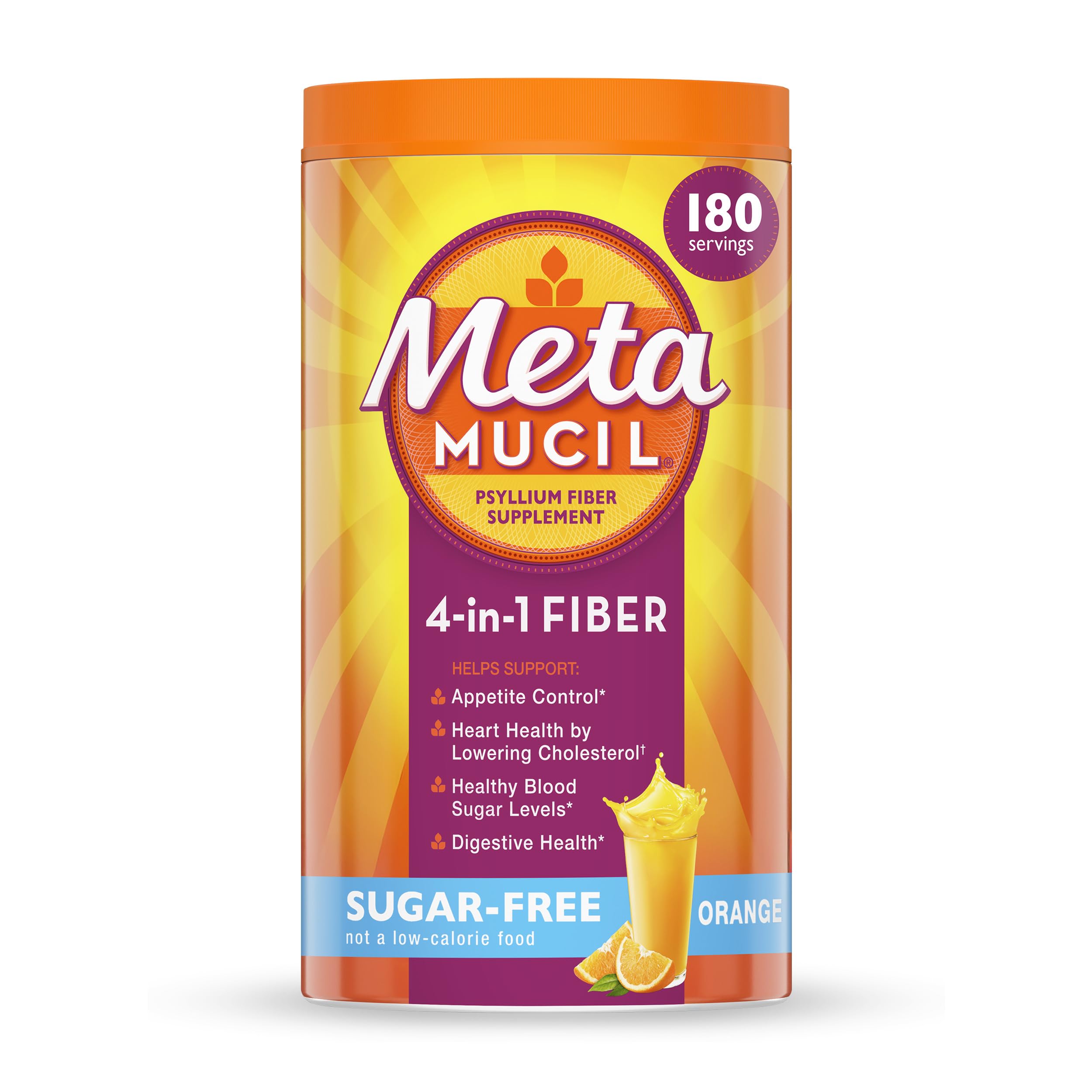 Metamucil Psyllium Husk Fiber Supplement for Digestive Health