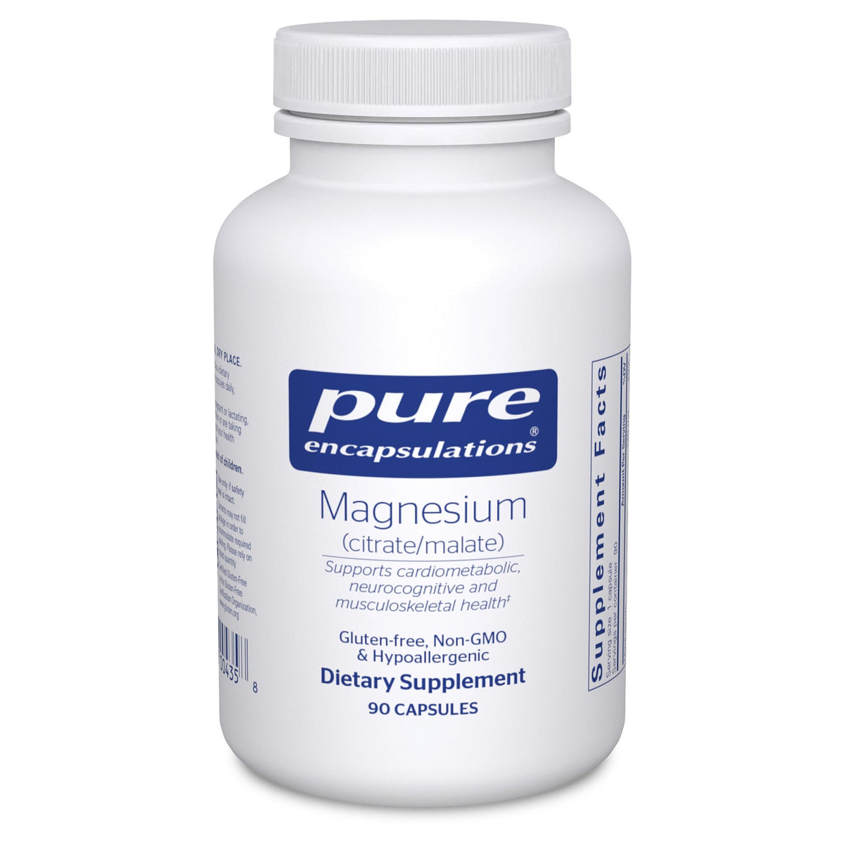 Pure Encapsulations Magnesium Citrate Malate Supplement