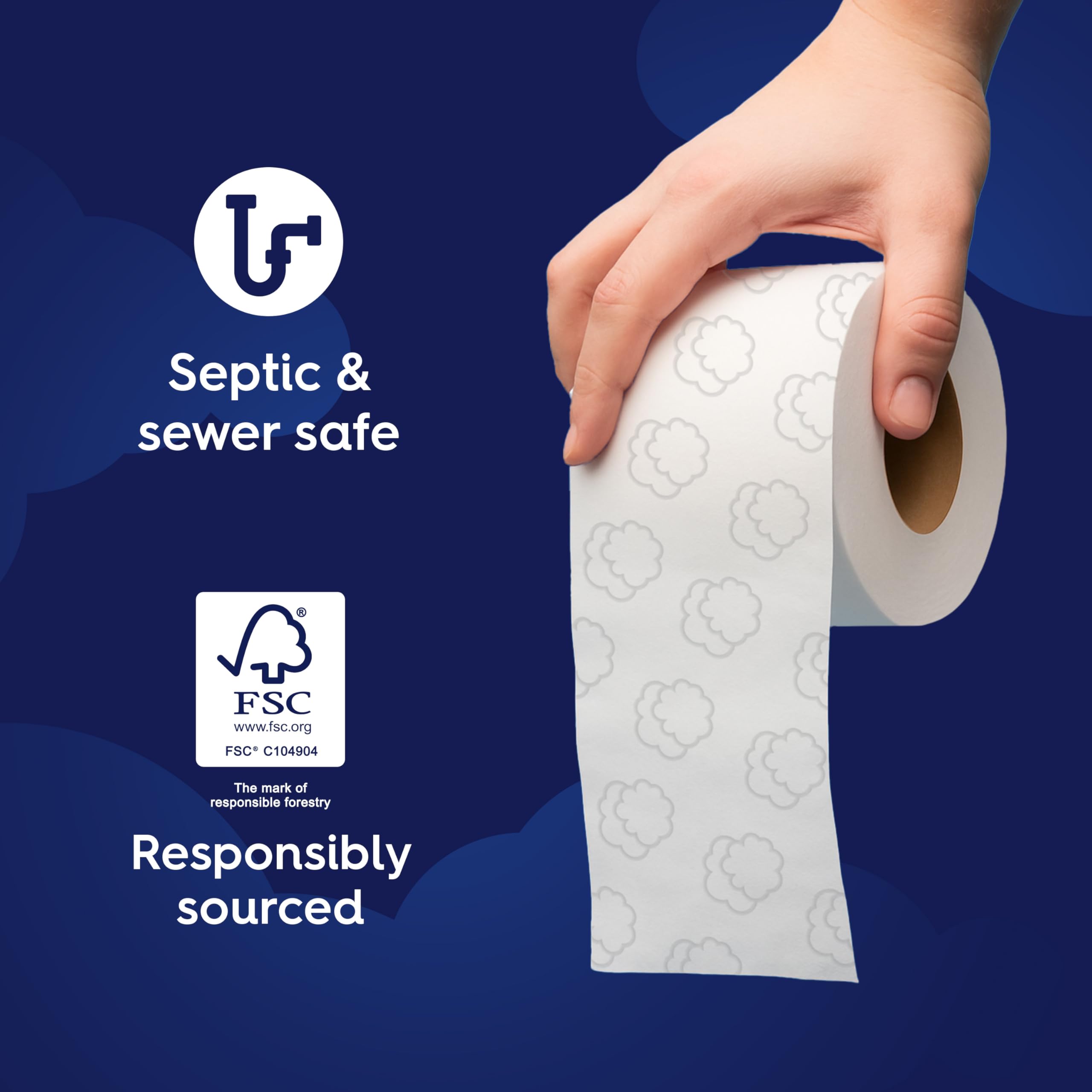 White Cloud Toilet Paper Ultra Soft & Strong

