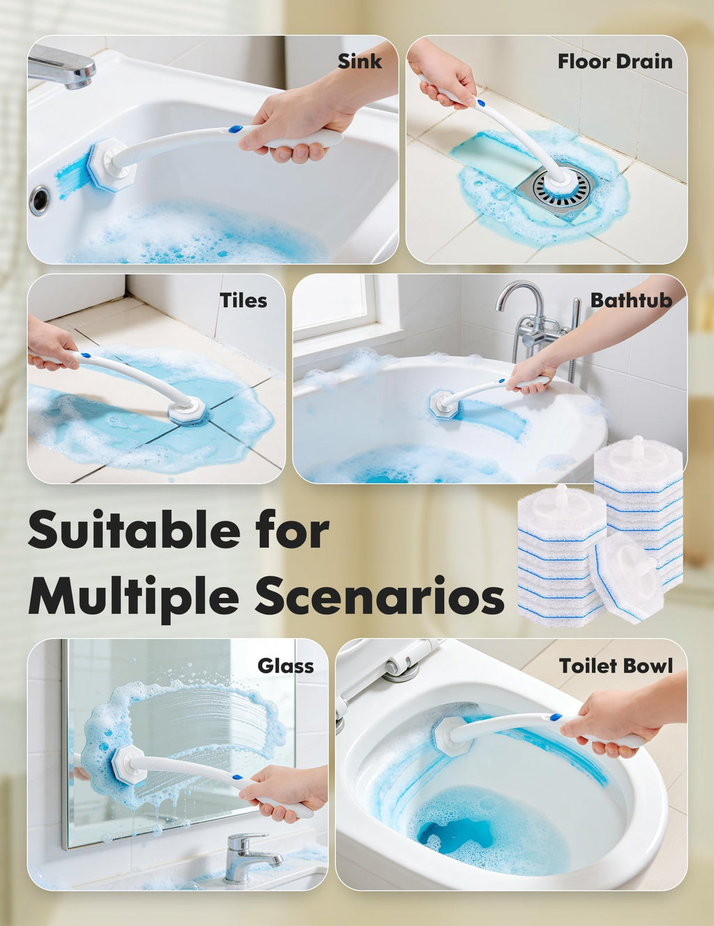 Clorox Toilet Wand Refills - Disposable Bathroom Cleaner


