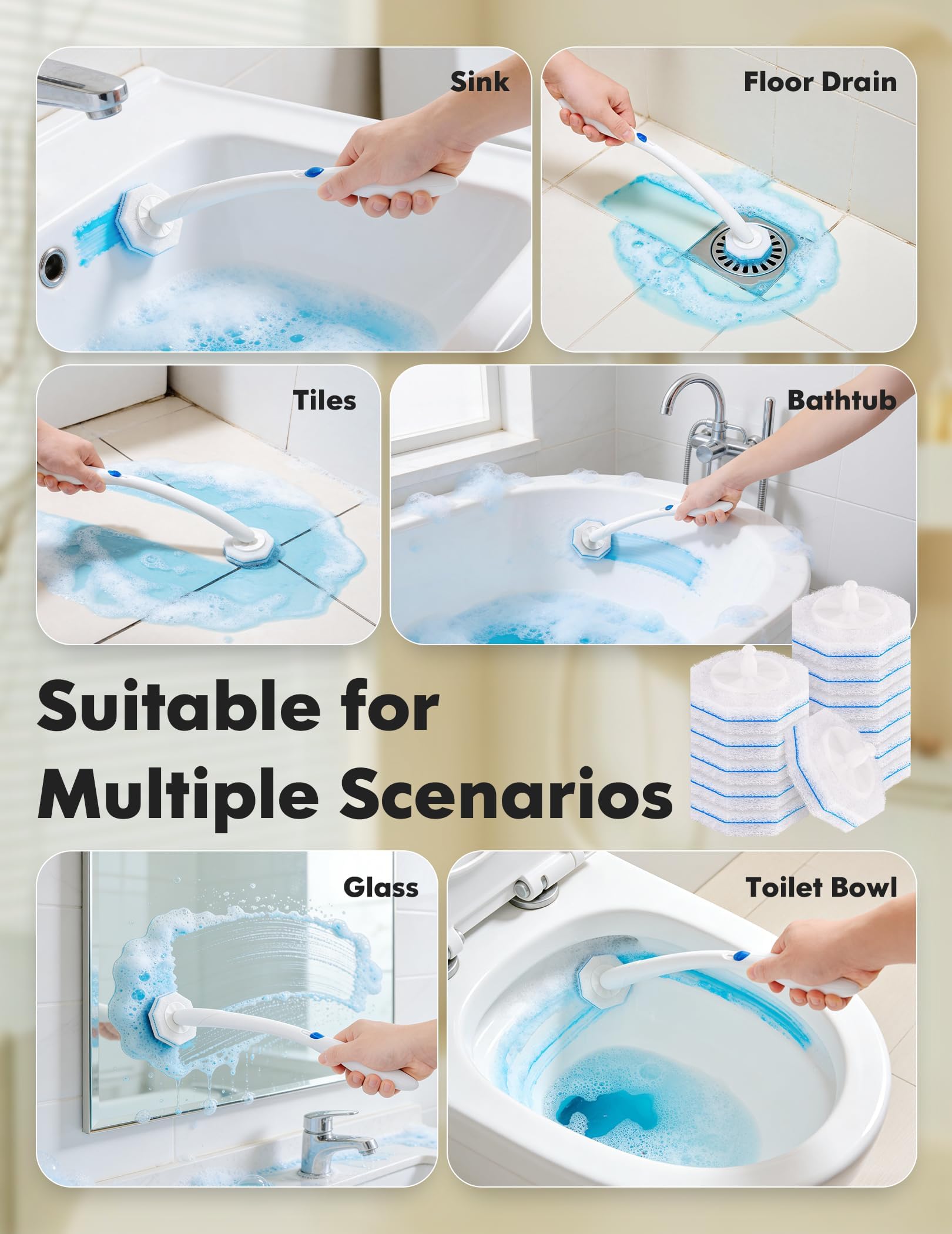 Clorox Toilet Wand Refills - Disposable Bathroom Cleaner

