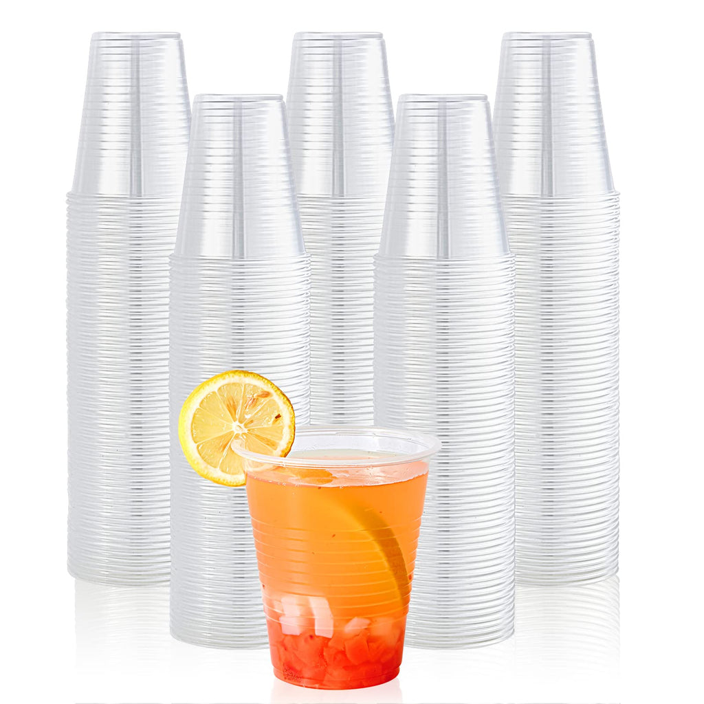 Lilymicky Clear Plastic Cups | Disposable Party Cups

