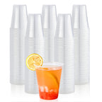 Lilymicky Clear Plastic Cups | Disposable Party Cups

