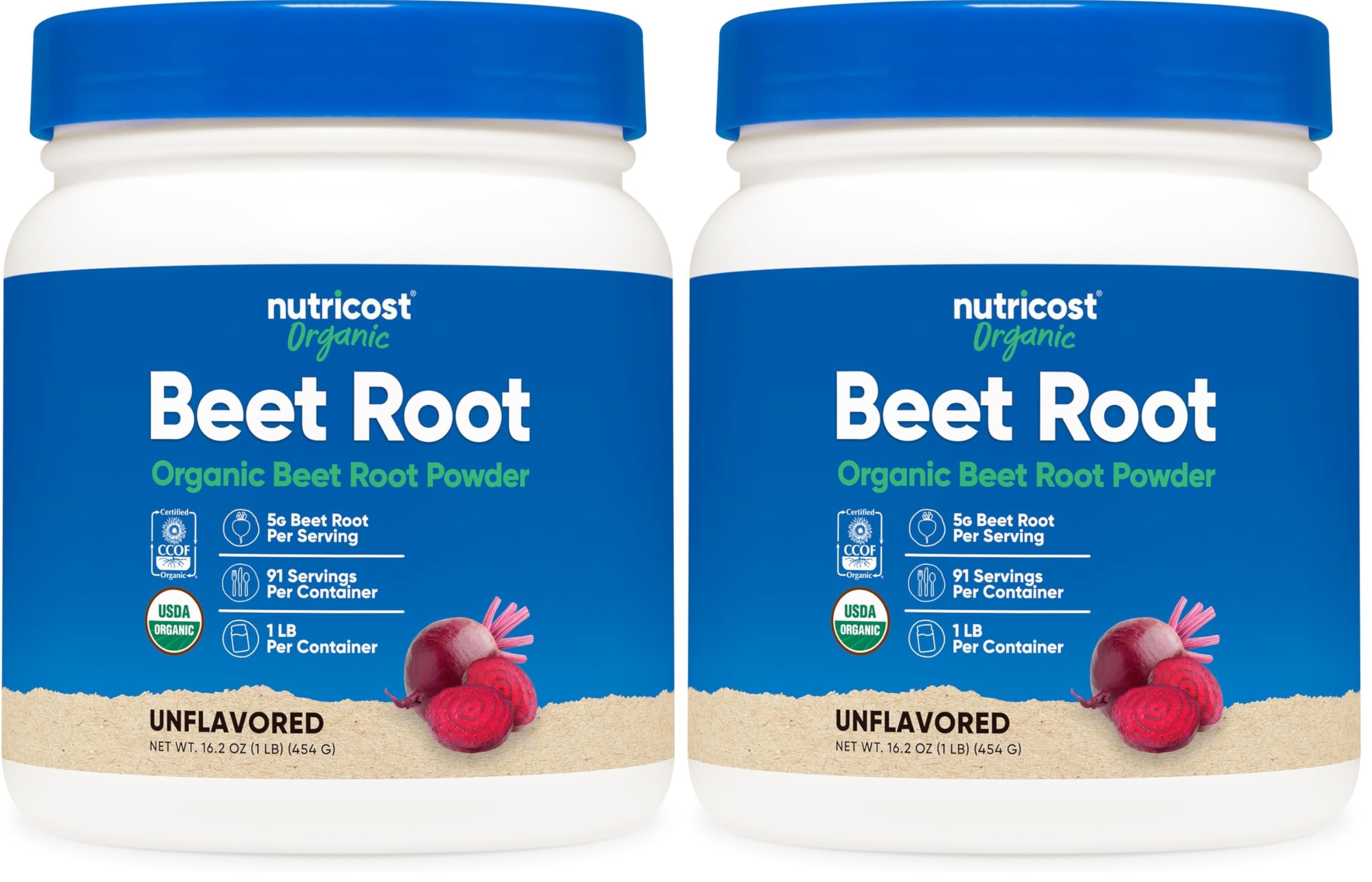 Nutricost Organic Beet Root Powder - USDA Organic, Vegan, Non-GMO