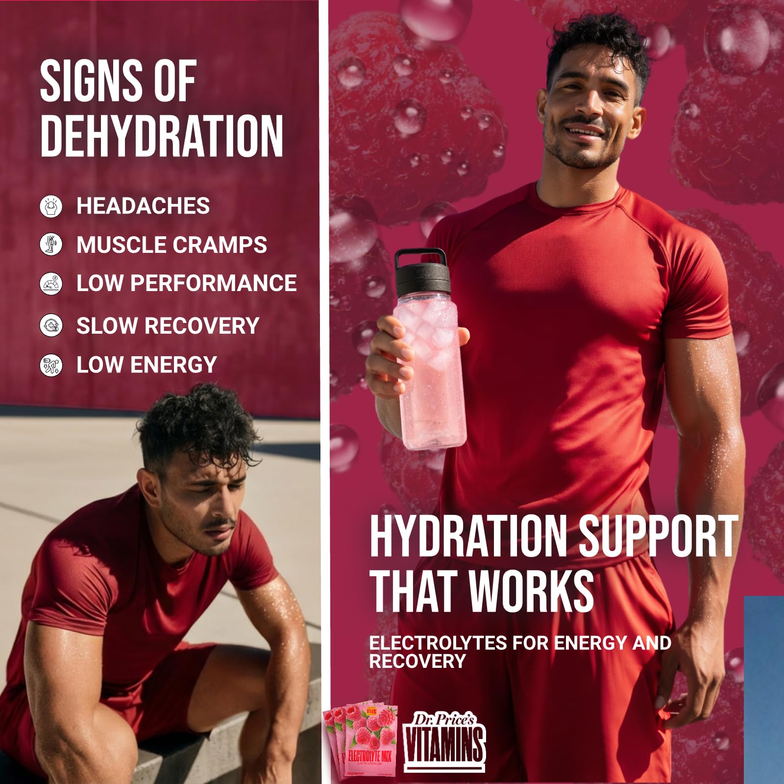 Dr Price's Electrolyte Hydration Powder - Sugar Free, Vegan

