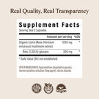 Real Mushrooms Lion's Mane Cognition Brain Support

