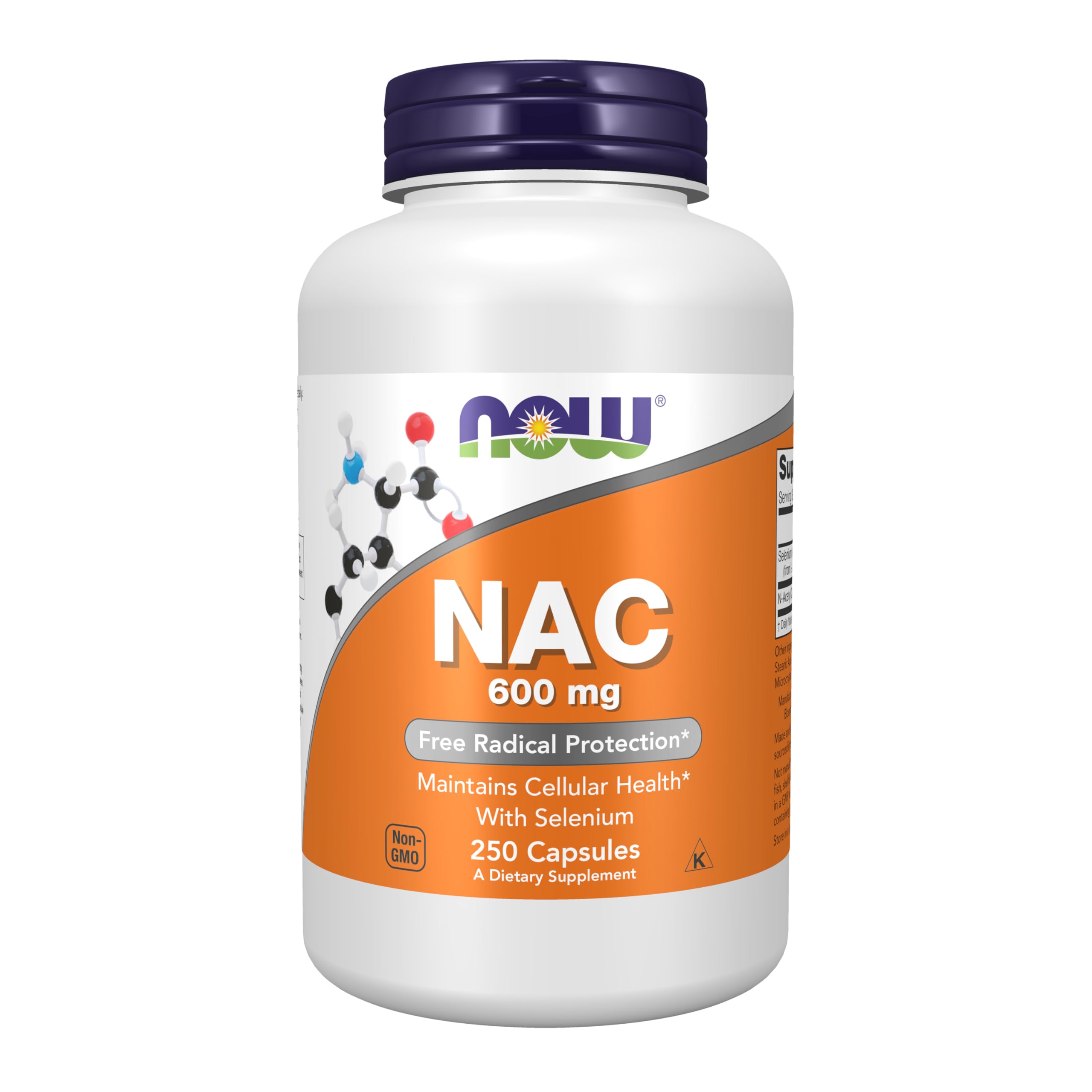 NOW NAC with Selenium 600 mg Vegetarian Capsules

