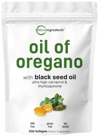 Oil of Oregano & Black Seed Oil Softgels | Non-GMO

