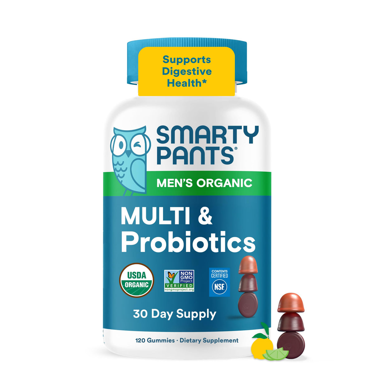 SmartyPants Men’s Vitamin Gummies for Daily Wellness