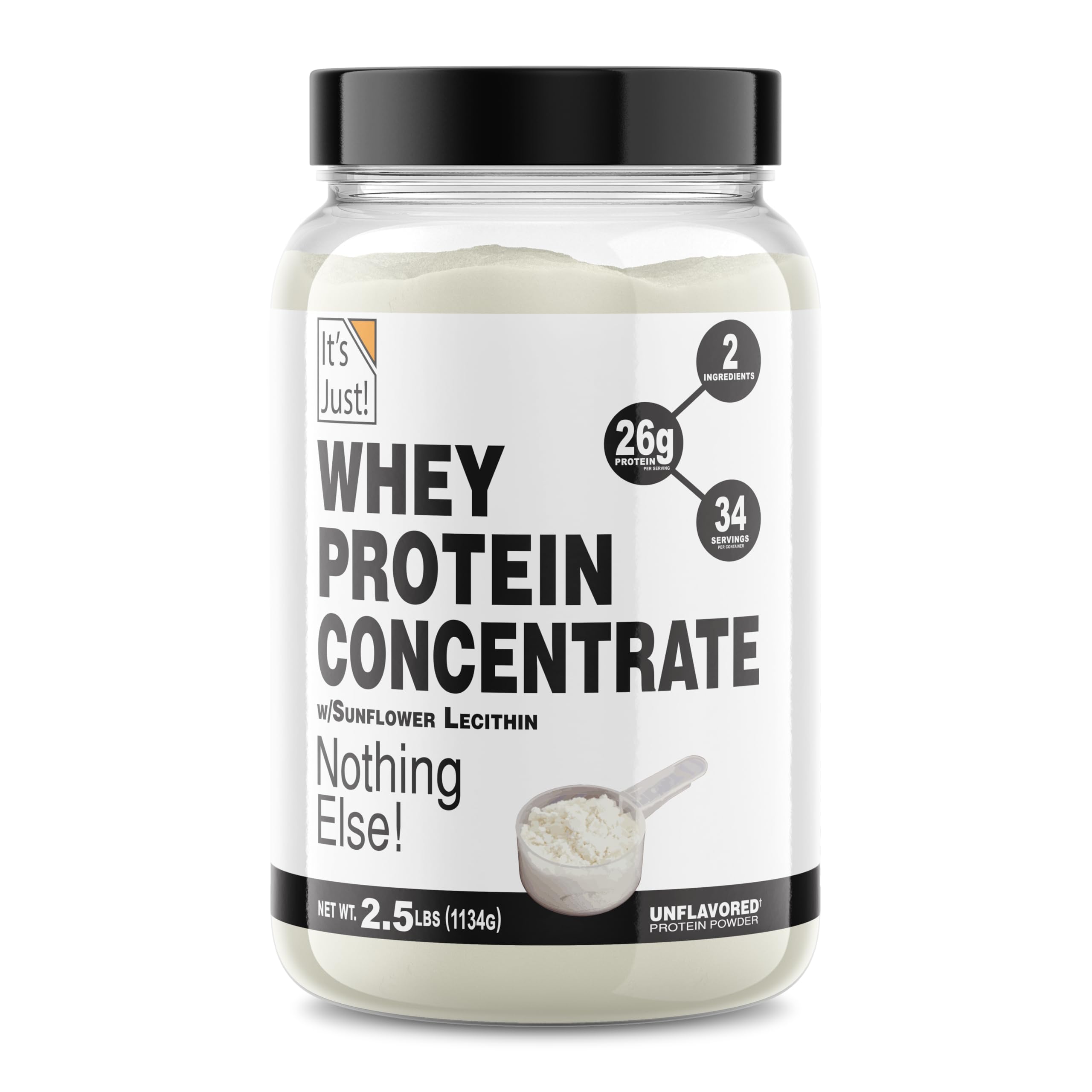It's Just! 100% Whey Protein Concentrate Powder