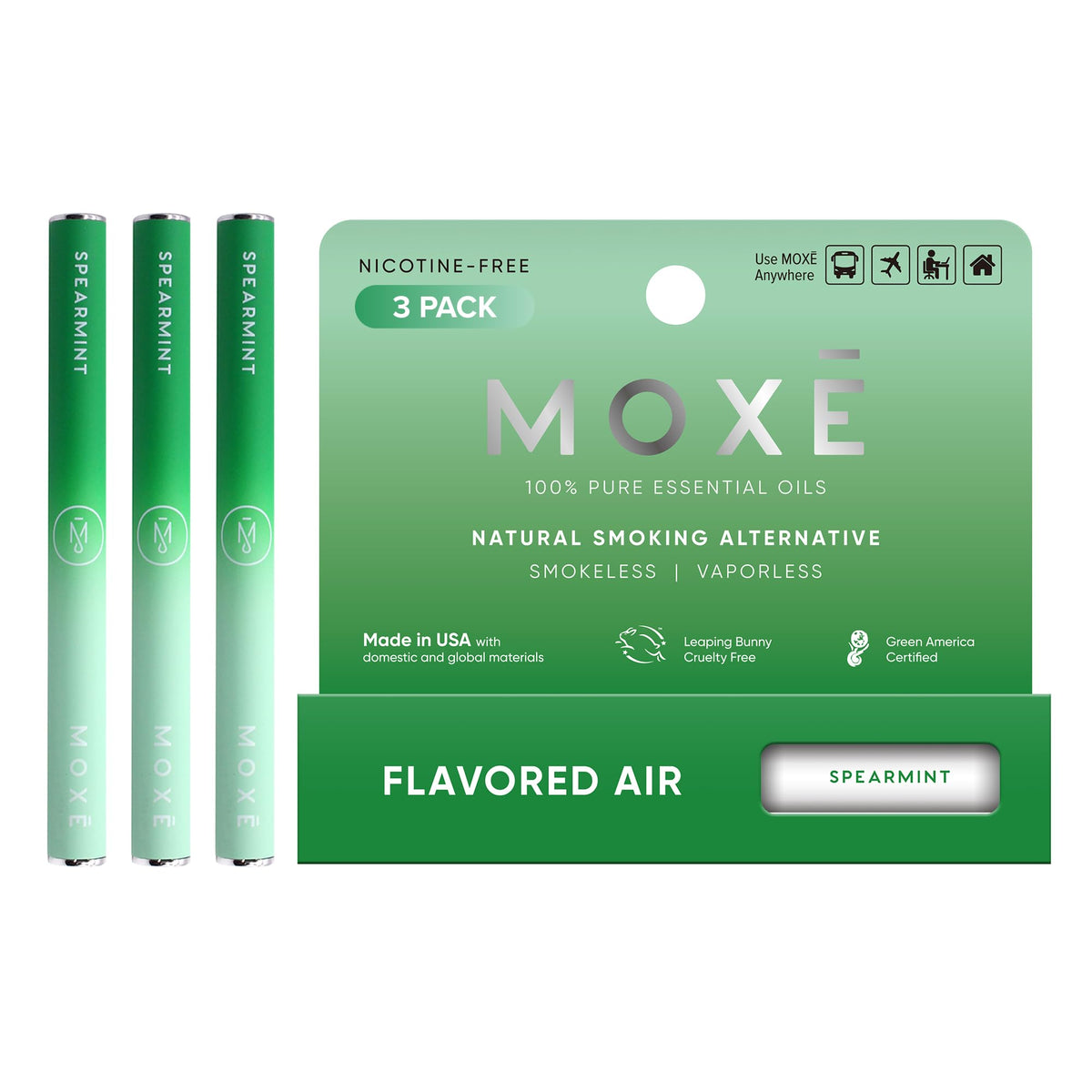 MOXE Non-Electric Aromatherapy Inhaler, Portable Scent Delivery